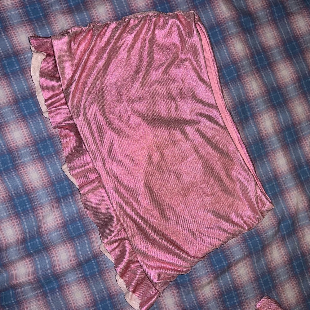 I.AM.GIA Pink Satin Skirt